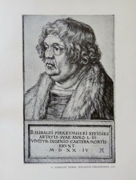 1947 - Albrecht Dürer - Willibald Pirckheimer, Kaiser Maximilian, alter Druck